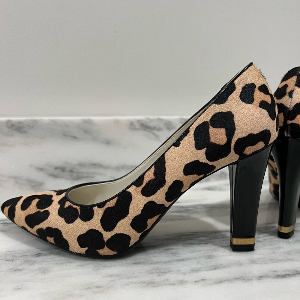 Anne Klein Leopard-Pattern Pointed Toe Pumps in B… - image 7